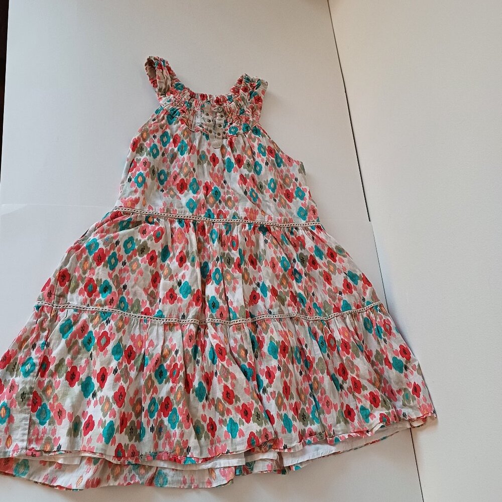 Gorgeous MEXX Girls Summer Dress Size 7 100% Cotton